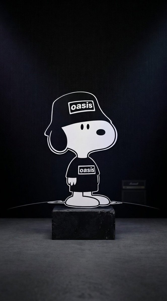 Snoopy love Oasis ❤️
