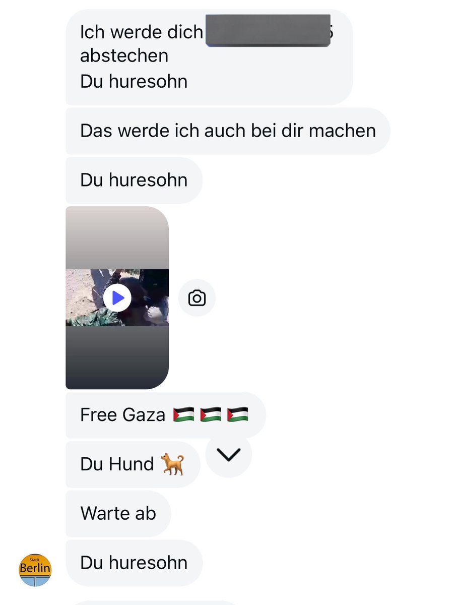🛑OMG! Sie haben ihn!

Dank <a href="/polizeiberlin/">Polizei Berlin</a> vergewaltigt und tötet der👇🏼Mann zukünftig keine Kinder und Frauen (mehr). Die Drohungen konnten zum Täter zurückverfolgt werden.

Das Video einer früheren Tötung hatte der Mann mir zur Einschüchterung geschickt. #FreeBerlinFromTerror