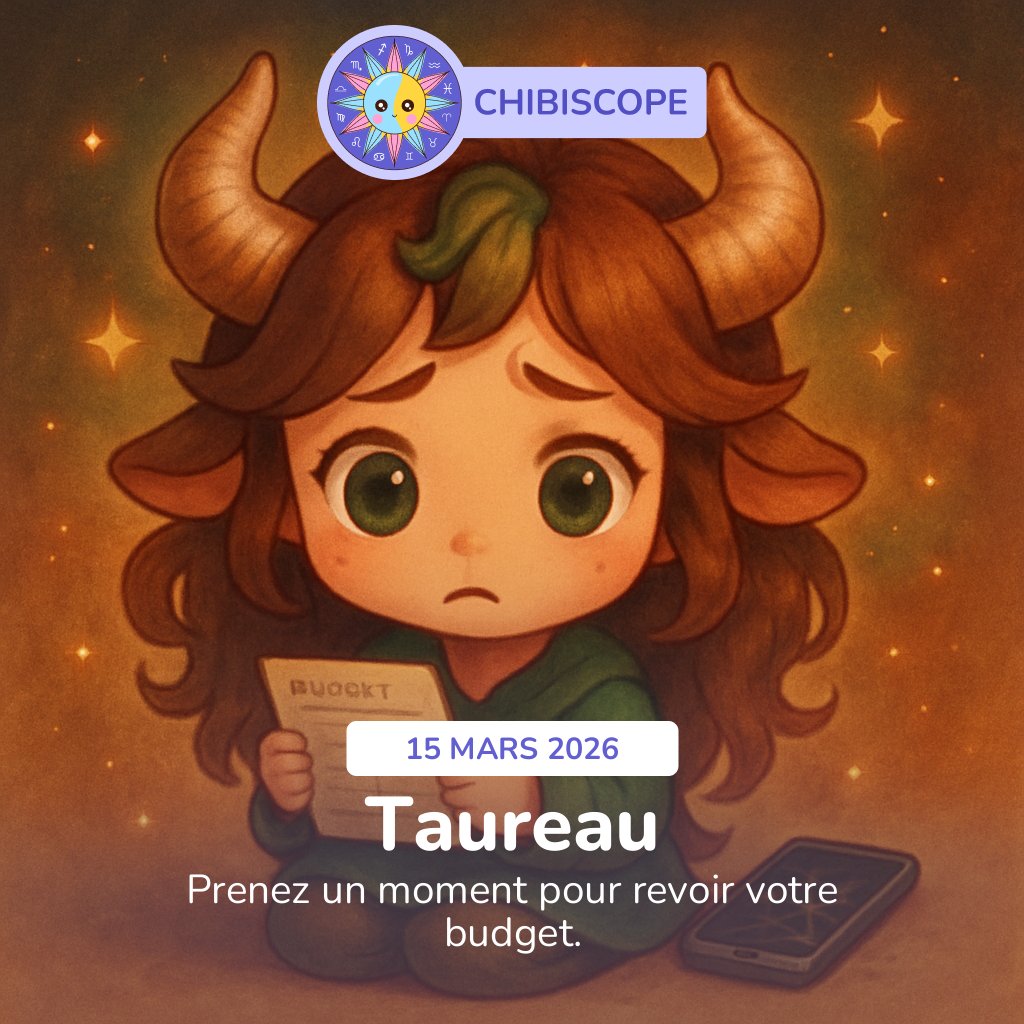 ChibiScope's tweet image. Poissons 🐟: Prenez soin de vous aujourd'hui, écoutez votre corps. Lion 🦁: Laissez vos émotions s'exprimer pleinement. Capricorne ♑️: Explorez les nouvelles opportunités éducatives. Taureau 🐂: Gérez vos finances avec prudence, planifiez bien vos dépenses.

#horoscope #astrologi