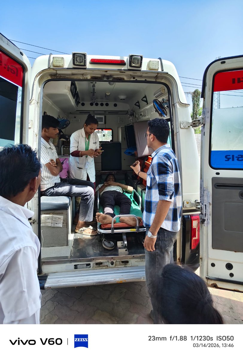 GovaliGog's tweet photo. તારીખ 14.03.2026 ના રોજ ઝાડ ઉપર થી પડી ગયેલ દર્દીને પ્રાથમિક આરોગ્ય કેન્દ્ર ગોવાલી ખાતે થી સારવાર કરી વધુ સારવાર માટે સિવિલ હોસ્પિટલ ભરૂચમાં ખસેડવામાં આવ્યા.
PHC - GOVALI
JHAGADIA https://t.co/ge9koIvYOf