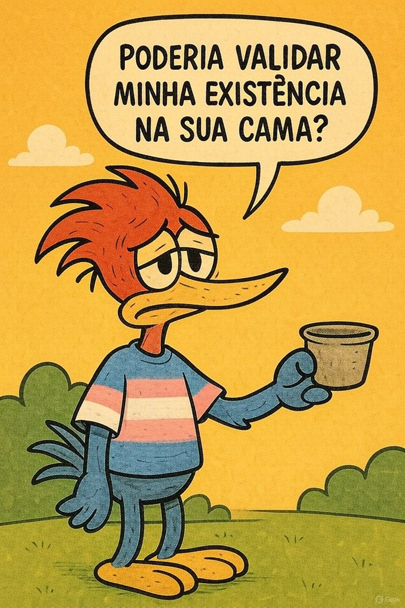 A mendicancia de validação de "genere" na cama alheia chegou para as mulheres heterossexuais. Por enquanto está na bolha cuir. Interessante notar esse movimento para dispersar o voto feminino em épocas de eleição.