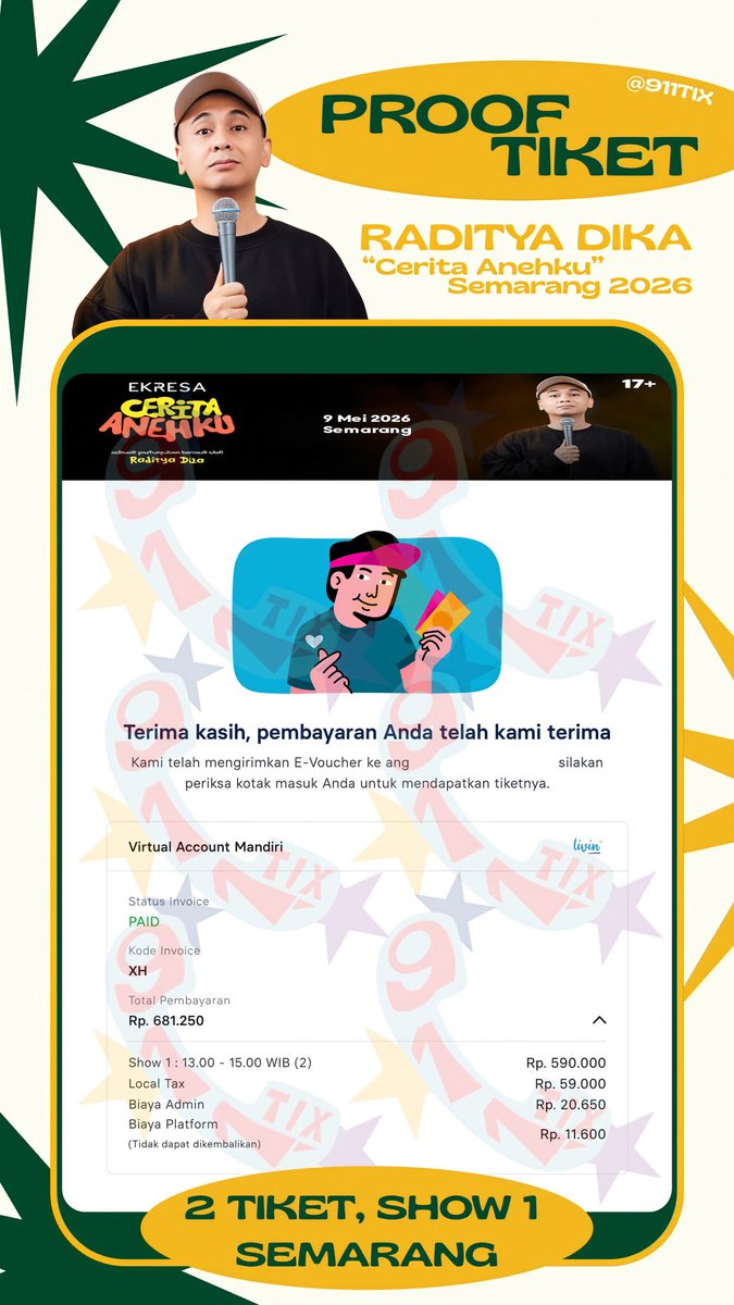 Ი︵𐑼 911TIX tweet media