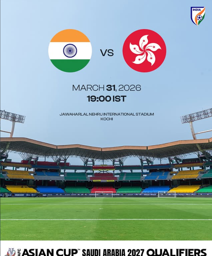 🏟️ The #JawaharlalNehruInternationalStadium will host 🇮🇳 #India’s final #ACQ2027 clash against Hong Kong, #China 🇭🇰 on March 31.
Get ready for an electrifying night of football! ⚽
#BlueTigers #INDHKG #IndianFootball #Kerala #FootballFever #TamilNadu #Netanyahu