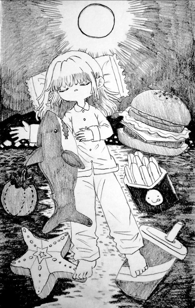 お気に入りのモノクロイラスト 