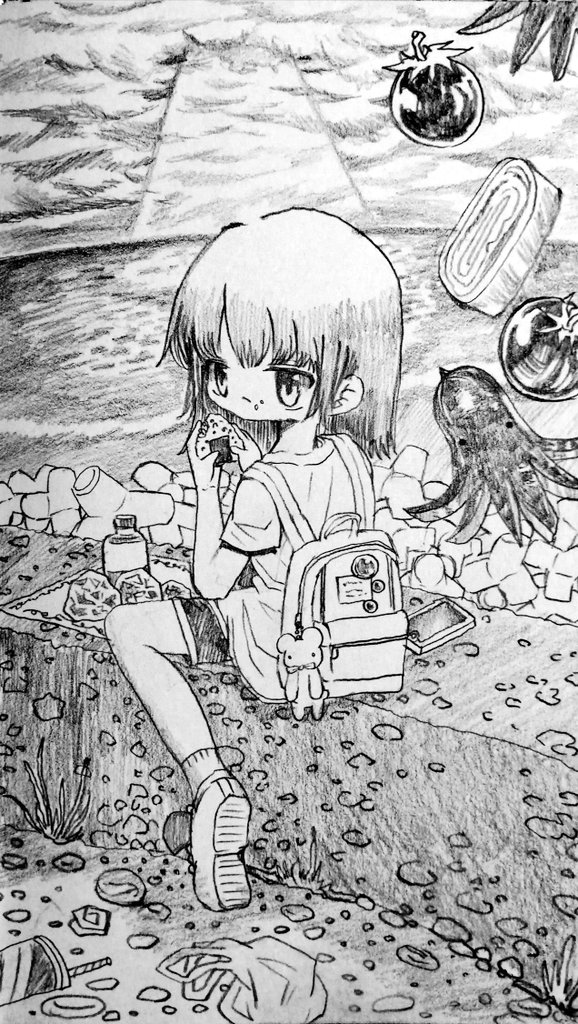お気に入りのモノクロイラスト 
