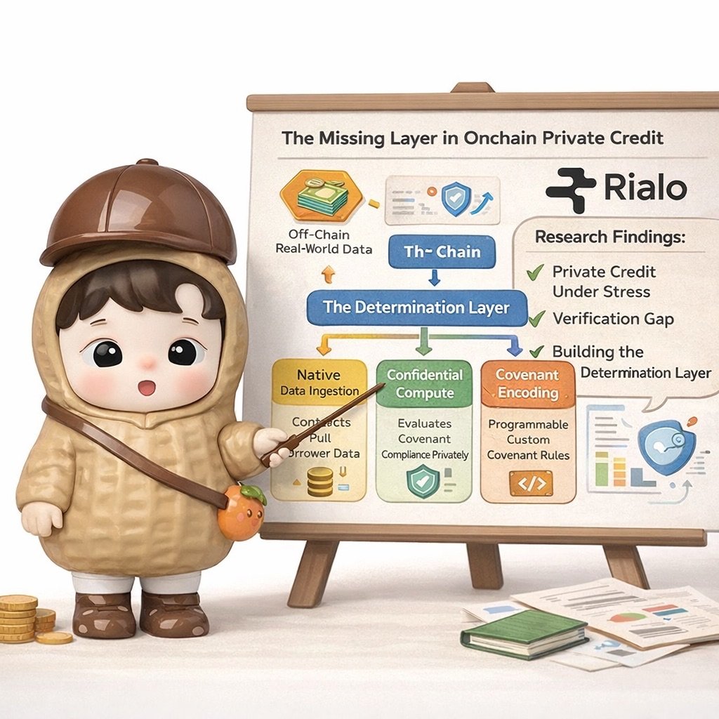 Grialo <a href="/RialoHQ/">Rialo</a>

Private credit is under pressure.
Smart contracts can enforce rules, but who verifies the data?

Without trustworthy inputs, onchain RWAs risk becoming opaque assets with a blockchain wrapper.

We need the Determination Layer.

Research by Rialo.