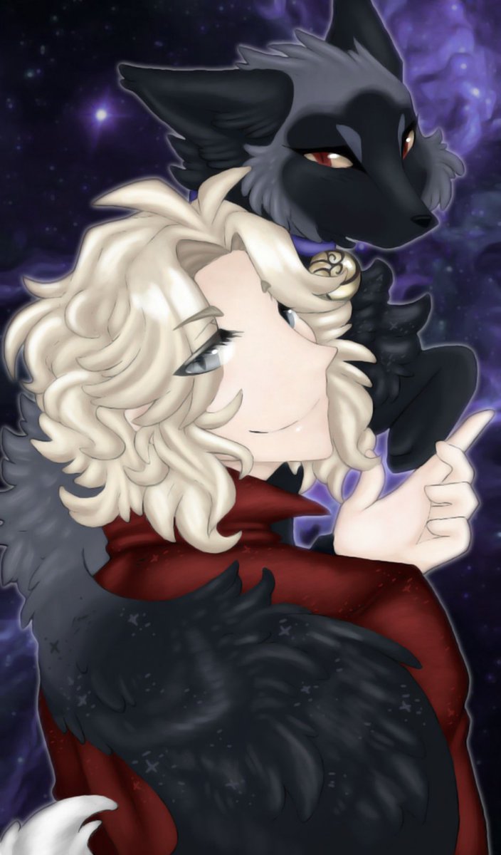 artwork comm'd as a gift (i especially love doing those, it's always super sweet of a gesture <3!) ✨✨✨
thank you so very much once more for c0mmissioning me, @/MagicCrystal280 >w< 💗
*charries belong to their respective owner ~
_____
#digitalart #artistontwitter #fox #vampire