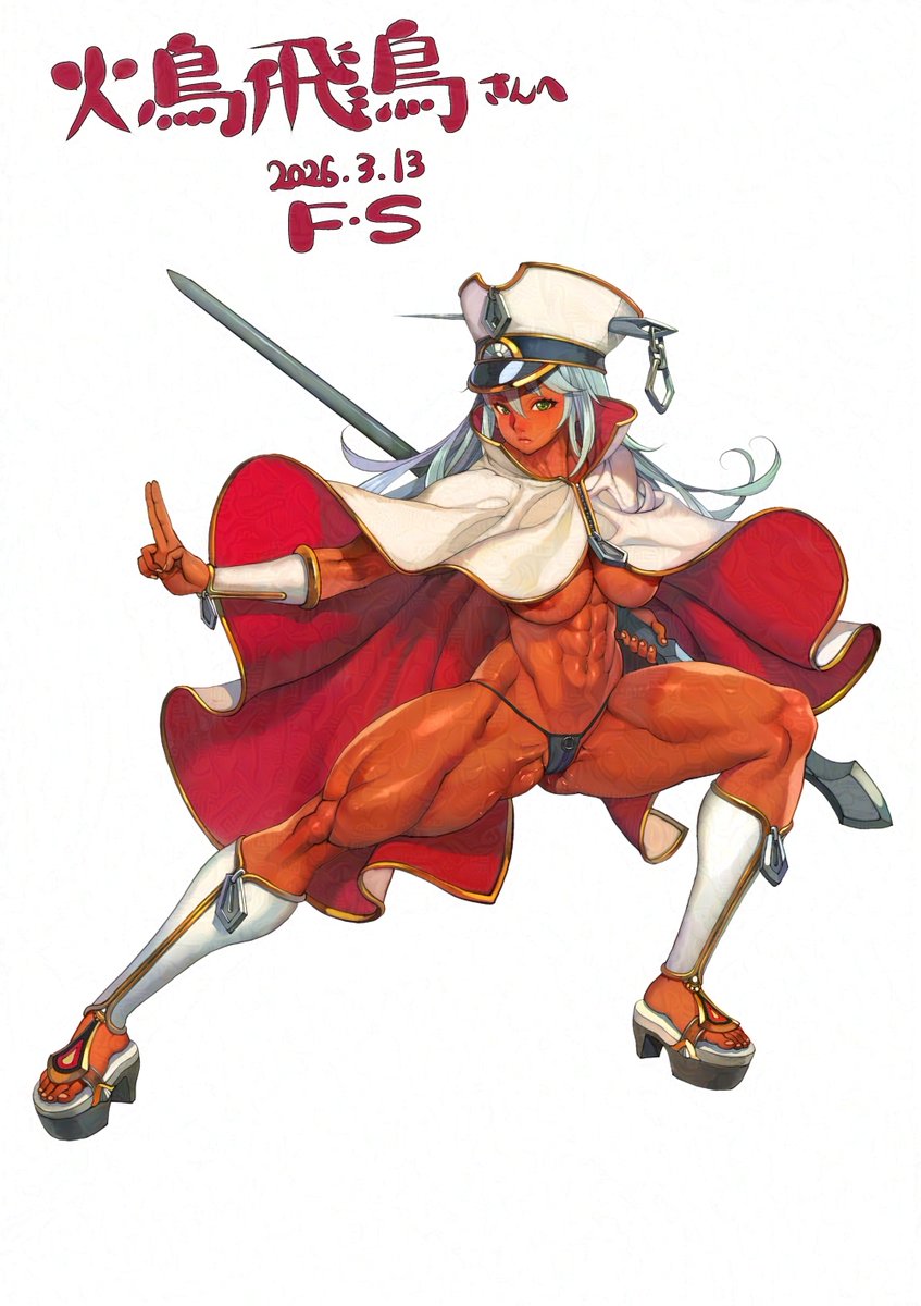 SKIMAのコミッション。
#SKIMA #コミッション #褐色娘 #筋肉娘 