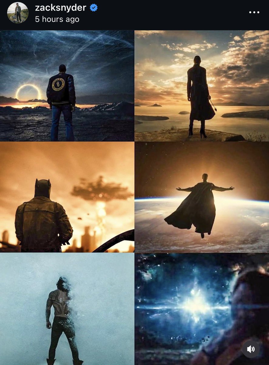 “…looking toward what comes next.” – <a href="/ZackSnyder/">Zack Snyder</a> 🤯🤯🤯
#RestoreTheSnyderVerse #SnyderVerseOnParamount