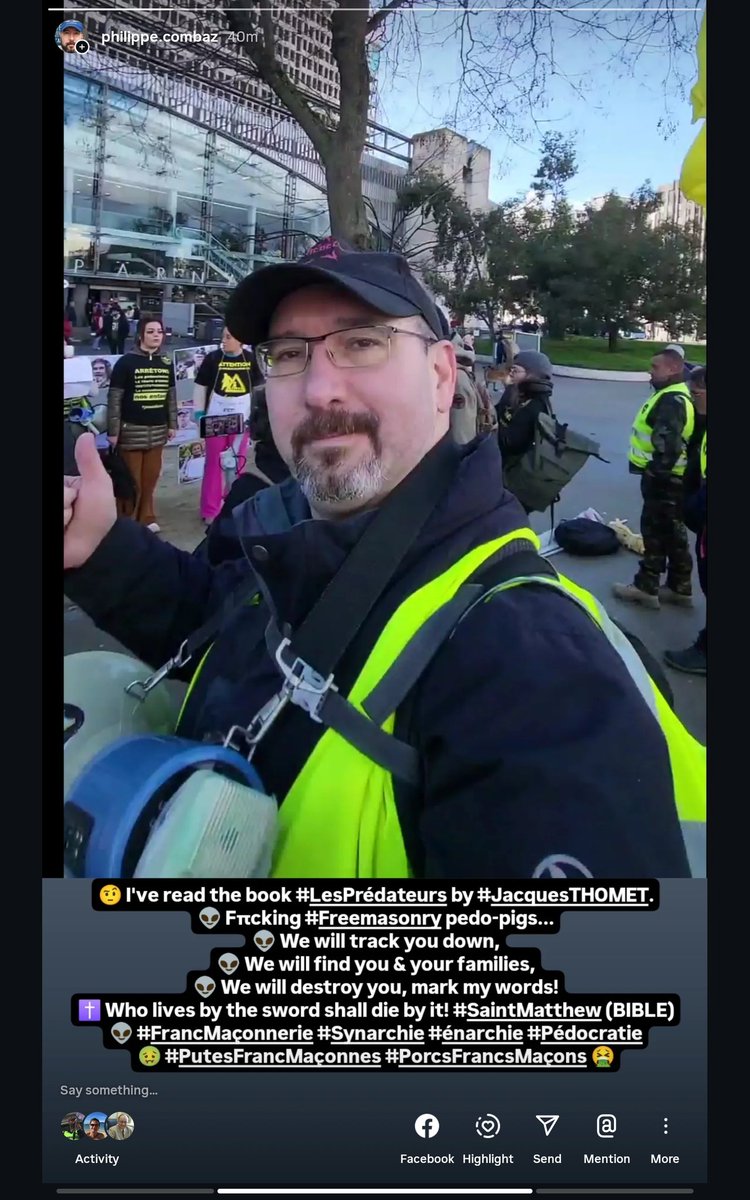 PaxMetanola's tweet photo. 💀Only the dead have seen the end of war! PLATO
🤨Book "Les Prédateurs" #JacquesTHOMET
👽Fπcking #Freemasonry pedo-pigs:
We will track you down,
We will find you & your families,
We will destroy you, mark my words!
#FrancMaçonnerie #Pédocratie
✝️#WhoLivesByTheSword. #SaintMatthew https://t.co/0HgXYAqv4F