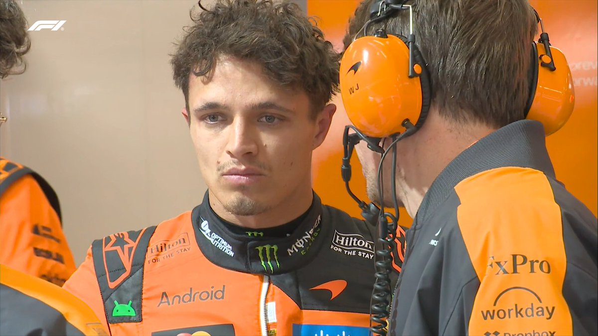 Lando Norris is still in the garage and the pit lane is now closed 😳

#F1 #ChineseGP