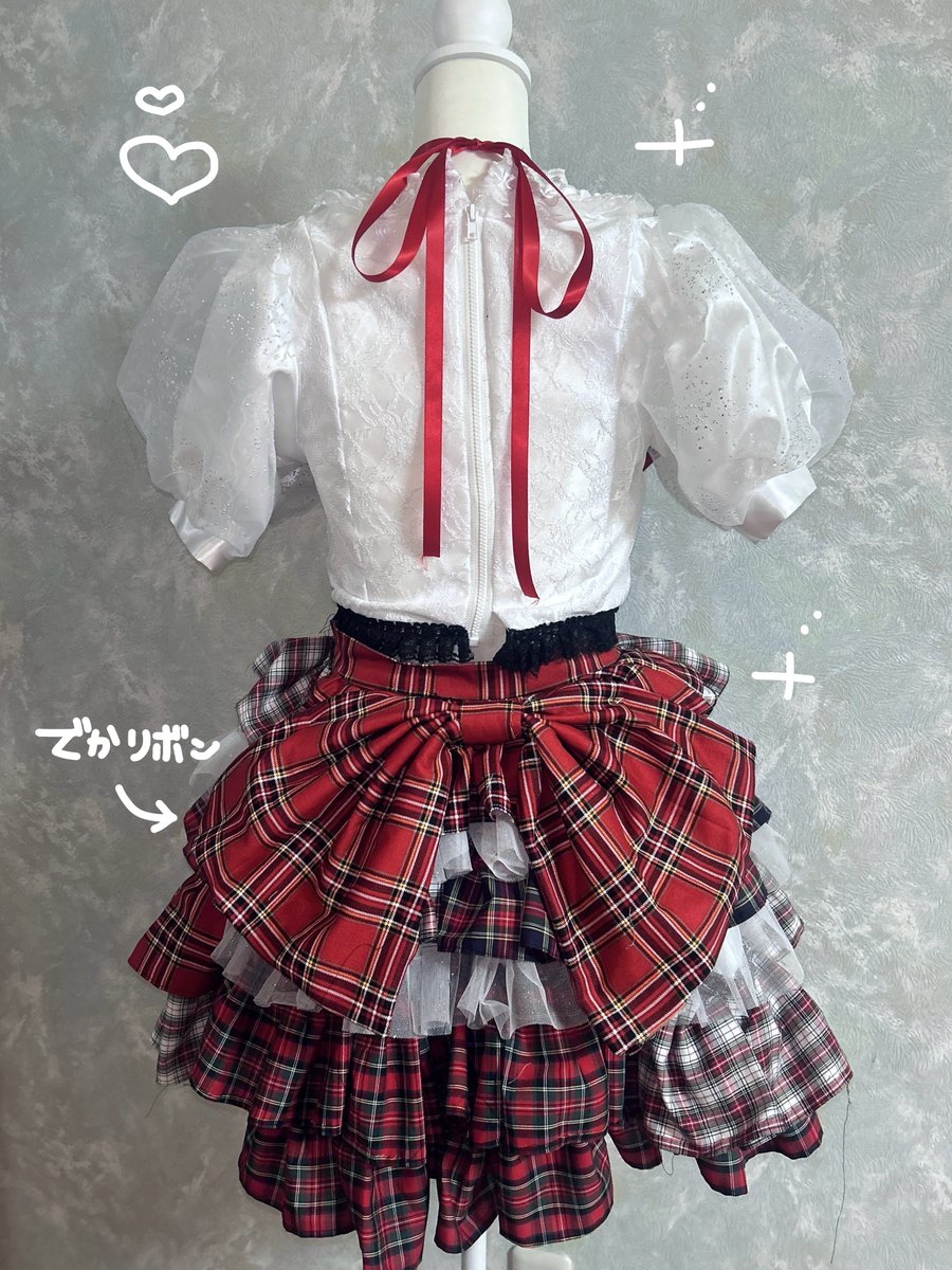 maid_konoa's tweet photo. まあむさん(@maid_maamu 🍪💚)のBD &amp;卒業SP衣装製作させていただきました✨

アイドルの卒業ドレスをイメージした王道キラキラ衣装です(っ＞ω＜c)☆.°🎀
たくさんのチェック柄を使ってみました🎶

まあむさんご卒業おめでとうございます🌸⋆｡˚

#このあたむちくちくたいむ https://t.co/IsiMIdGzlQ