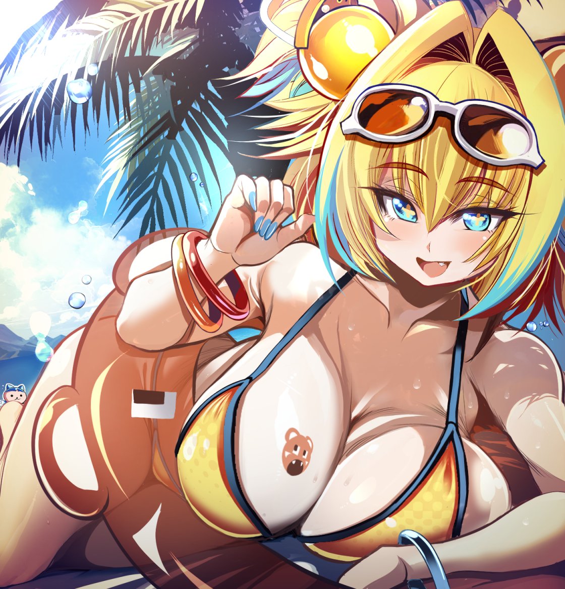 ボンバーガールよりボムハワイのデカパイにゃん🍍
3月14日!お誕生日おめでとうございますにゃー🥳 