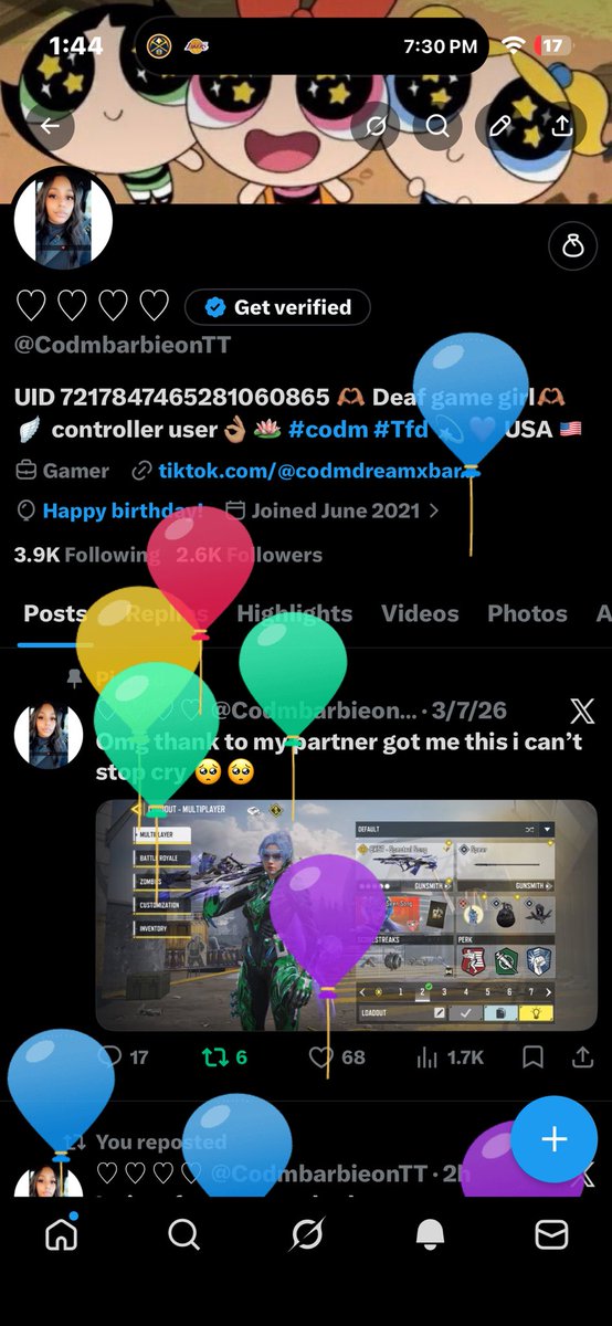 ᴬᴷ B A R B I E 🧑🏽‍🩰 tweet media