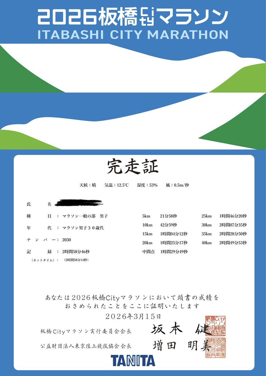 karadamagezo's tweet photo. 3.15 板橋シティマラソン2026
念願のサブスリー達成
ペーサーの皆様、運営・ボランティアの方々に感謝🙏
辛い時のふるっぱーは偉大です🌈
 #板橋シティマラソン
 #板橋cityマラソン2026
 #FRUITSZIPPER 
 #サブ3 https://t.co/OJhuqUSHhd