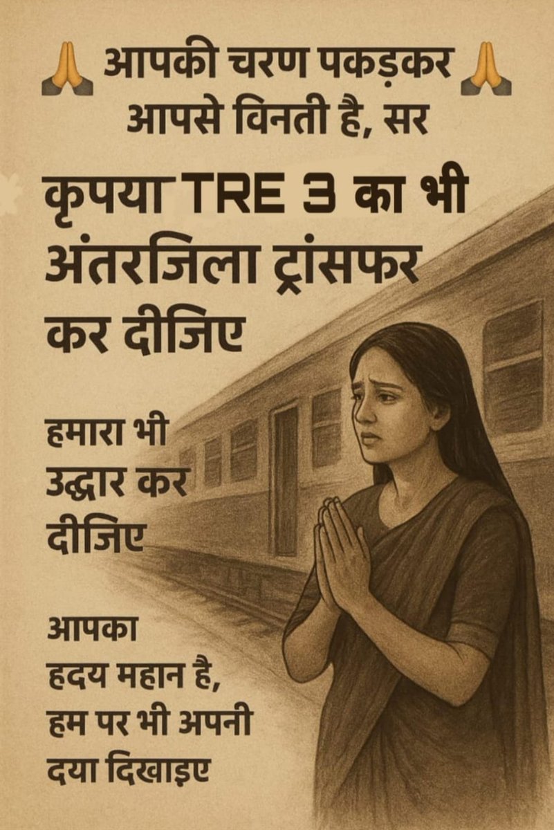 MdAzharUdd14997's tweet photo. सब को घर के आसपास भेज रहे हैं तो Tre3 के शिक्षकों का भी कर दीजिए ना।
Tre 3 वाले शिक्षकों का जल्द ट्रांसफर किया जाए 🙏💐💐
@Rajenderb1995
@NitishKumar @samrat4bjp @sunilkbv @btetctet @BiharEducation_
#TRE3_Transfer_Please https://t.co/fRlFYKWXXn