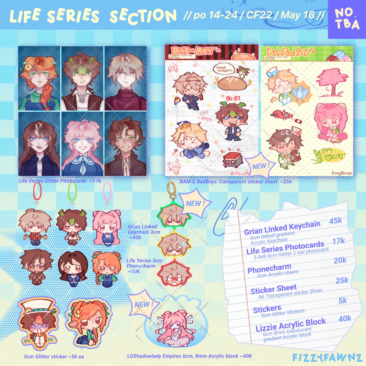 ⋆˚࿔ fizz ; (◞‸◟) 📌 CF22 prep tweet media