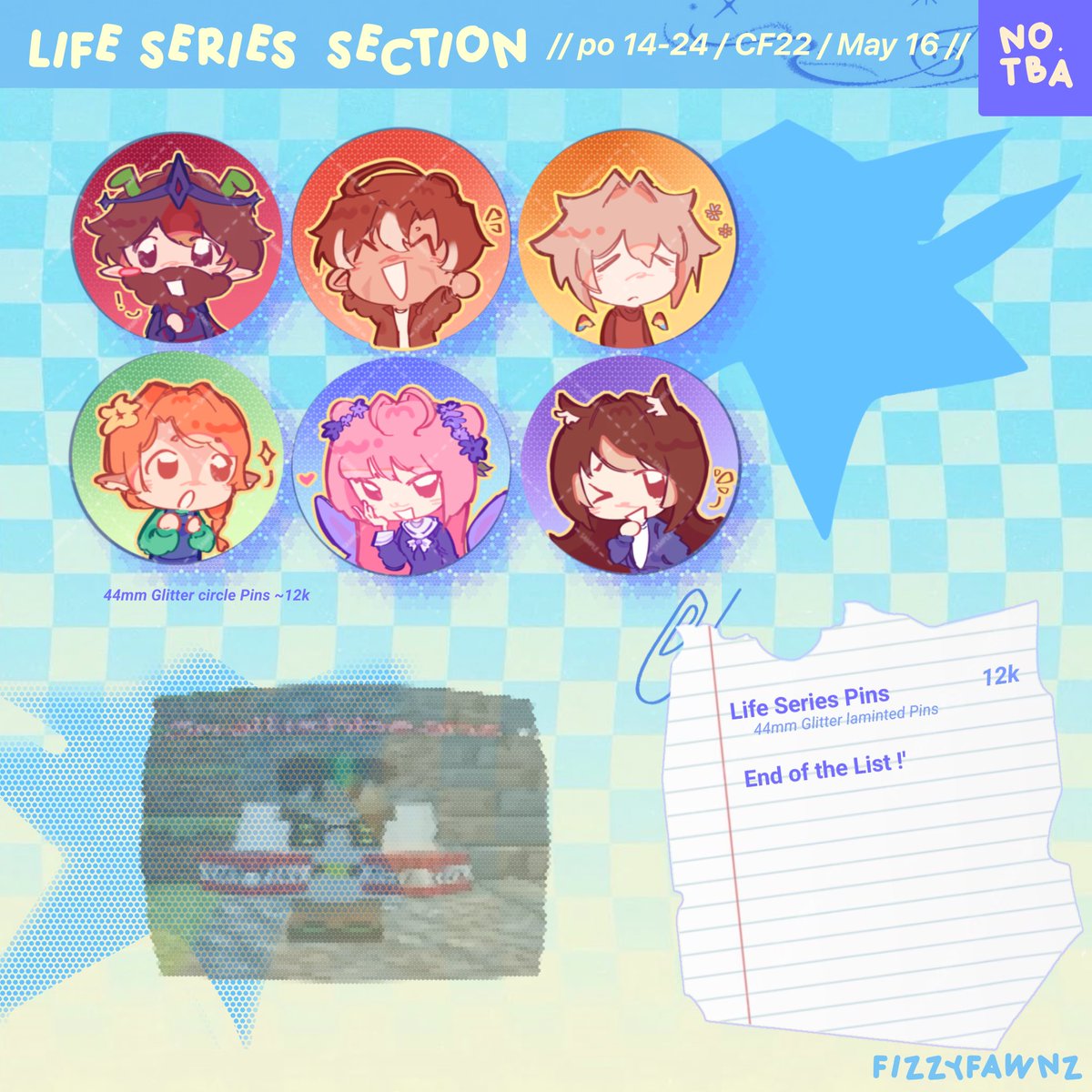 ⋆˚࿔ fizz ; (◞‸◟) 📌 CF22 prep tweet media