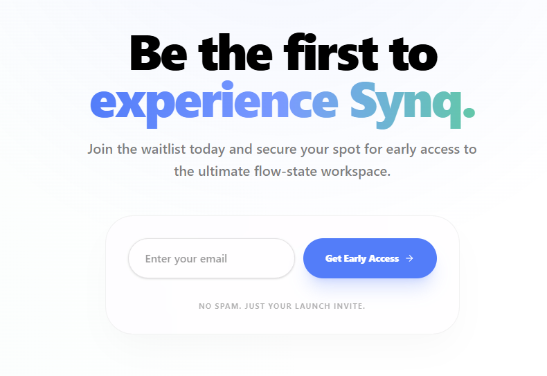 SynqApp_'s tweet photo. Spent today building the waitlist for Synq
→ Supabase table set up
→ RLS policy secured
→ Gmail SMTP connected
→ Backend wired end to end
Small steps. Big launch coming.
Join early : https://t.co/jNwfjaTUg7
#BuildInPublic #Synq #IndieHacker https://t.co/R0trPKPOhJ