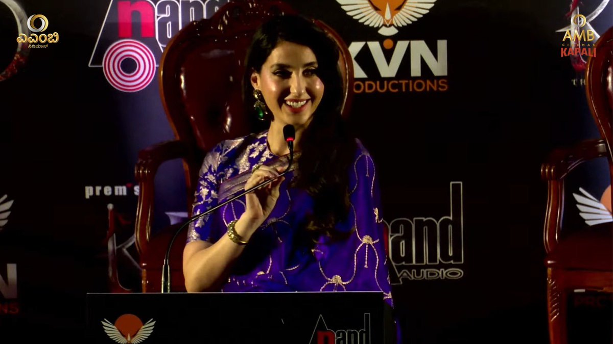 amb_cinemas's tweet image. Celebrating cinema and music at #AMBBengaluru 🎬
#KDTheDevil song launch ✨

@directorprems @norafatehi @Reeshmananaiah @DhruvaSarja @ArjunJanyaMusic @aanandaaudio #KD #AMBCinemas