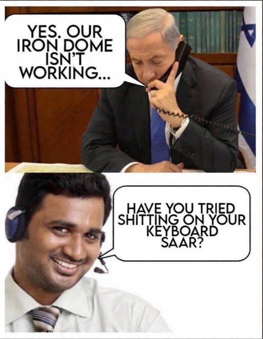 fabureha's tweet photo. @GlobalReportNow Where’s the iron dome 😂 https://t.co/iwvbv3Ine7