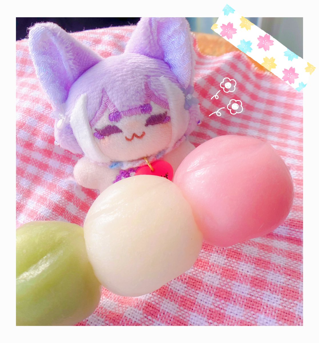 💠「お団子一緒に食べよ？💕」

#rinko_photo