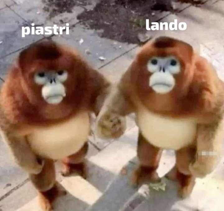 landoscar siempre juntos en las malas y las más malas porque mclaren es una mierda y no les puede dar una felicidad este año