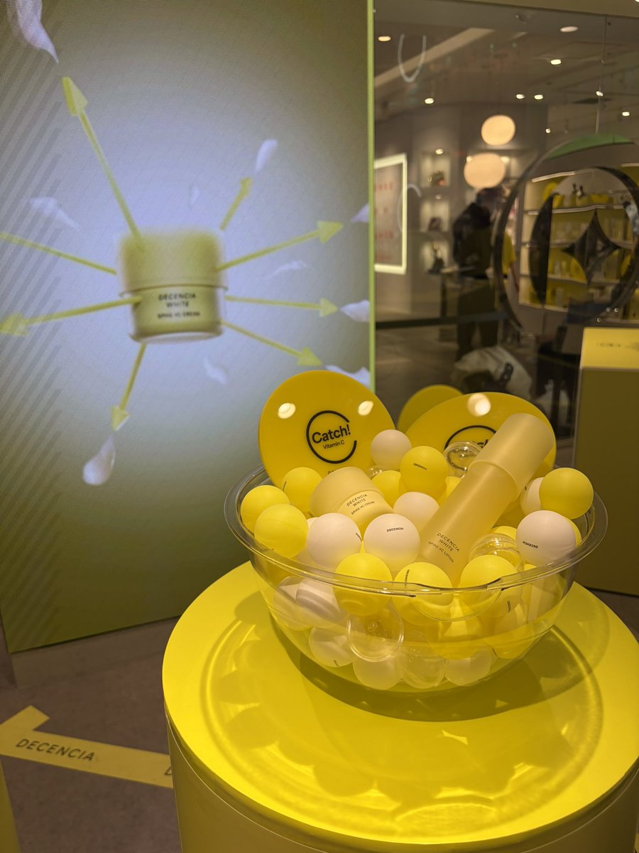 moi_imo23's tweet photo. ディセンシアがアットコスメナゴヤでポップアップ開催中！ #ディセンシアPOPUP

黄色でかわいい🟡 https://t.co/bWbncxVWeu