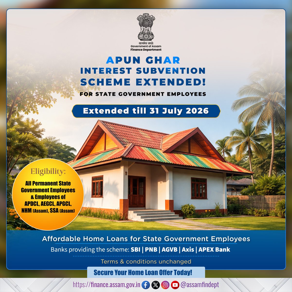 Finance Department, GoA tweet media