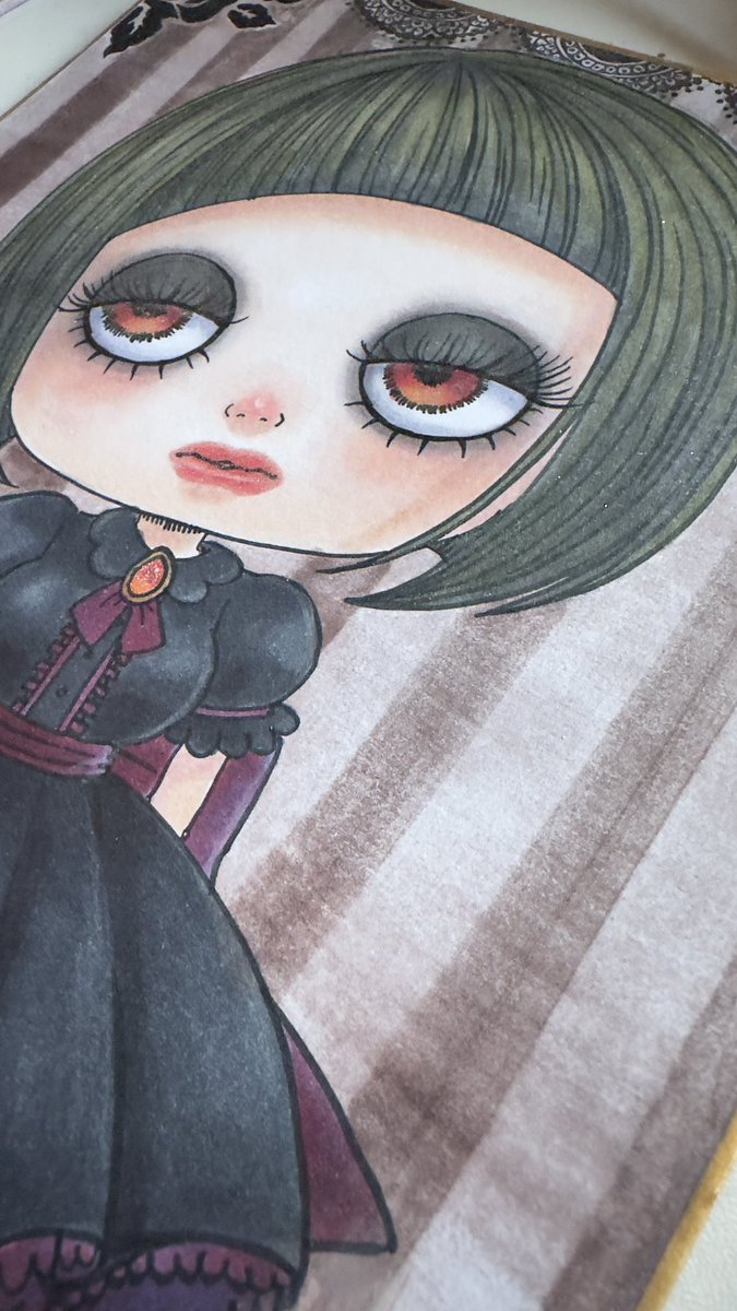 akeboshi_ayato's tweet photo. もう完成でええかな
 #イラスト  #コピックイラスト 
 #コピック  #オリジナルイラスト 
 #色紙 https://t.co/oiJ05fHQic