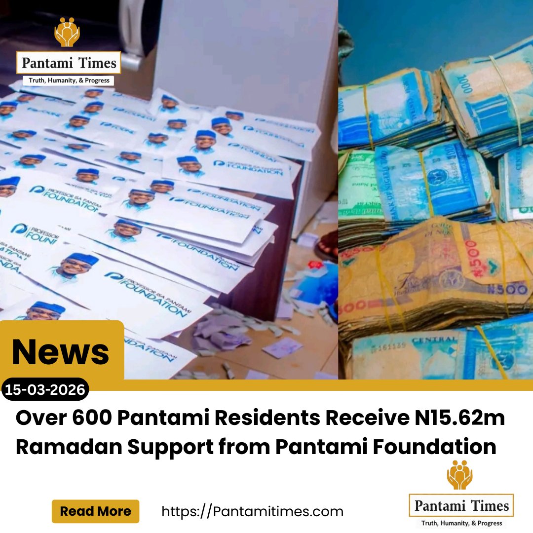 During the exercise, the funds were shared among different groups within the community, including elders, party leaders, women, and youth, in line with the foundation’s long-standing tradition of supporting residents of the Pantami area during the fasting period.

Read more: