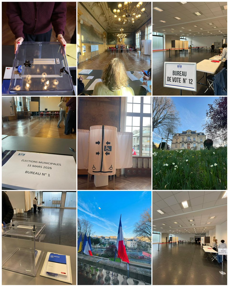 VilledeVanves's tweet photo. 🗳️Élections Municipales 2026 🇫🇷
Dimanche 15 mars 2026.
Les 23 bureaux de vote de Vanves sont ouverts depuis 8h ce matin.
Vous pouvez venir voter jusqu’à 20h.
🔗Retrouvez toutes les informations utiles > https://t.co/zeMxpYS837 https://t.co/Bu0bvk6oIV