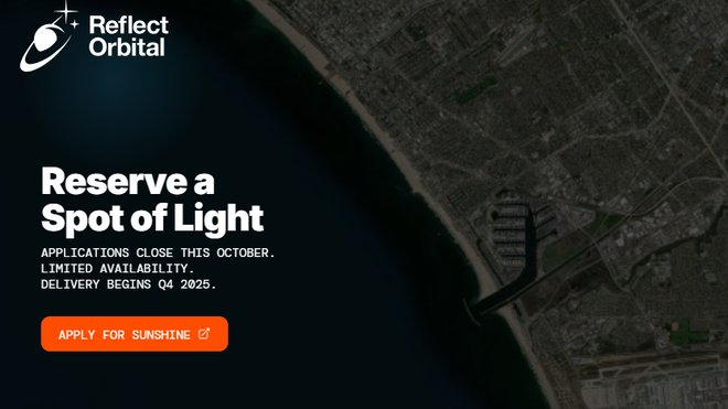 narottamsahoo's tweet image. What if night could borrow a little light from the Sun?

#Innovation often begins where #imagination meets audacity. 

A #California startup, #ReflectOrbital, proposes reflecting sunlight from space to illuminate Earth at night - an #idea that sparks both #excitement and #debate.