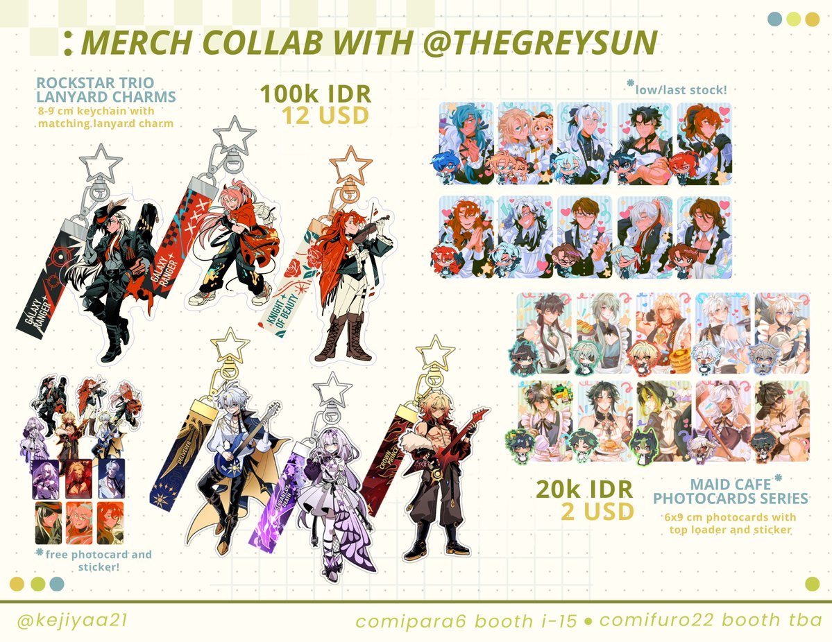 kez!! 🍉| COMIPARA 6 BOOTH I-15! tweet media