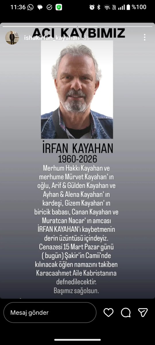 Futbol altyapılarına önem veren, değerli büyüğümüz ve Beşiktaş sevdalısı, spor hocası İrfan abimizin vefatını derin bir üzüntü ile öğrenmiş bulunmaktayız. Kendisine Allahtan rahmet, kederli ailesine sabırlar diliyoruz. 🙏🦅🙏
