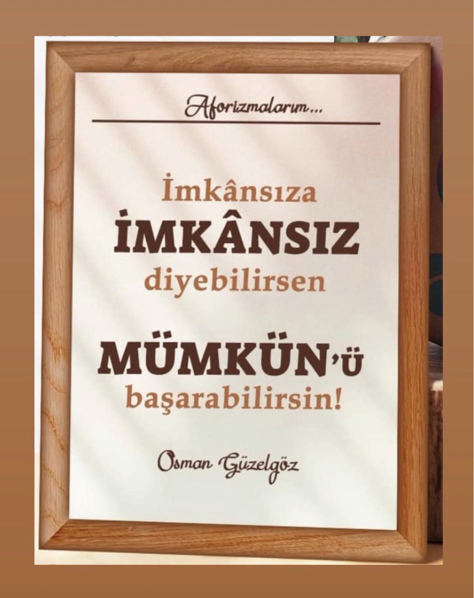 MÜMKÜN…