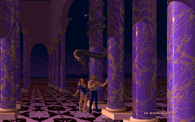 Today I have a nice image from legendary artist Rick Parks, who went on to join Westwood to work on titles like Eye of the Beholder and Legend of Kyrandia. He sadly left us way too soon.

amiga.lychesis.net/artists/RickPa…

#Amiga #PixelArt