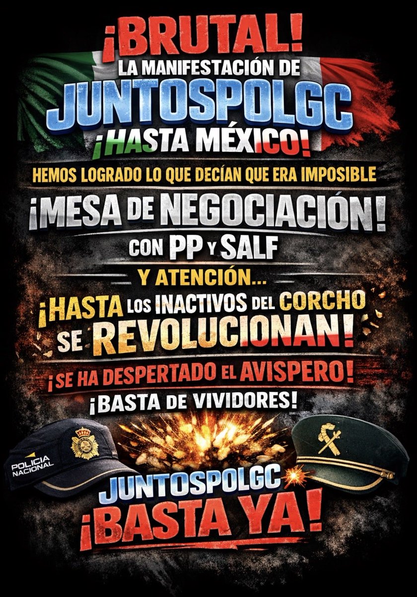 JuntosPolGc's tweet photo. ⁦@Macarena_Olona⁩ ⁦@larazon_es⁩ ⁦@jucilnacional⁩ ⁦@JupolNacional⁩ ⁦@NunezFeijoo⁩ ⁦@vox_es⁩ ⁦@ArcangeldeVox⁩ ⁦@okdiario⁩ ⁦@eutimius⁩ https://t.co/jTLJeOvxI2