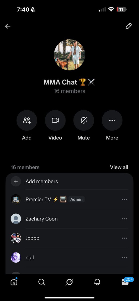 PremierOG's tweet photo. 🚨 I’m making a new MMA chat for everyone to talk mma, share tweets, and just build a community where everyone is welcome. 

Like &amp; comment below “ADD” for an add https://t.co/loMMOSjLY2