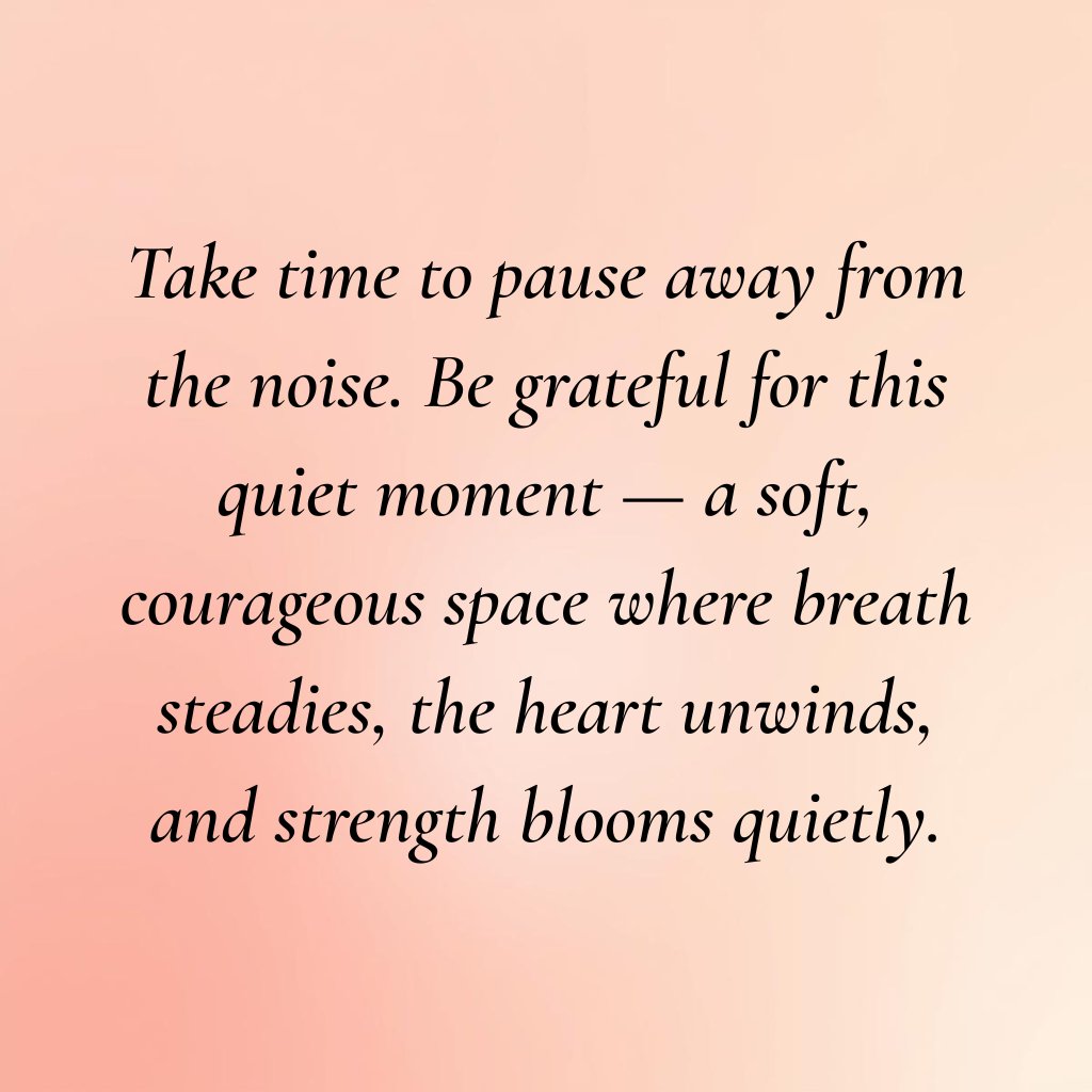 MichelBaise's tweet image. Grateful for the pause — it’s where clarity grows. 🌿✨ #Gratitude #MindfulPause @calm