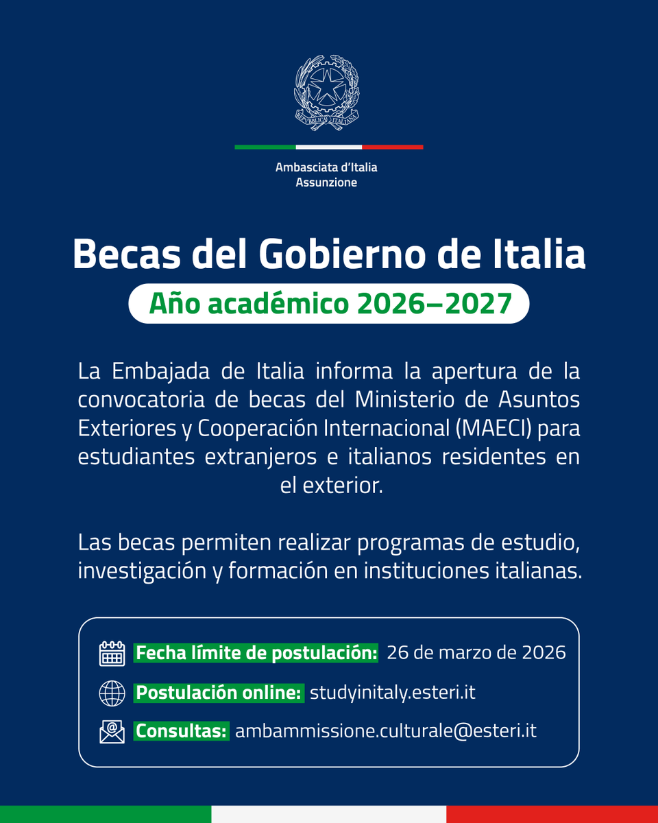 Embajada de Italia en Paraguay tweet media