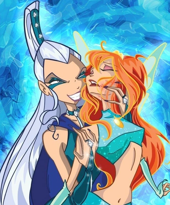 thebloomix's tweet image. As a kid, some of Icy's interactions with Bloom made me think Icy had some kind of crush on her.