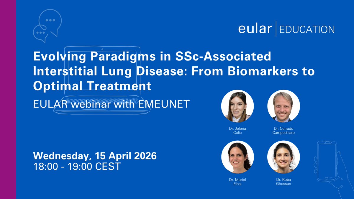 EULAR tweet media