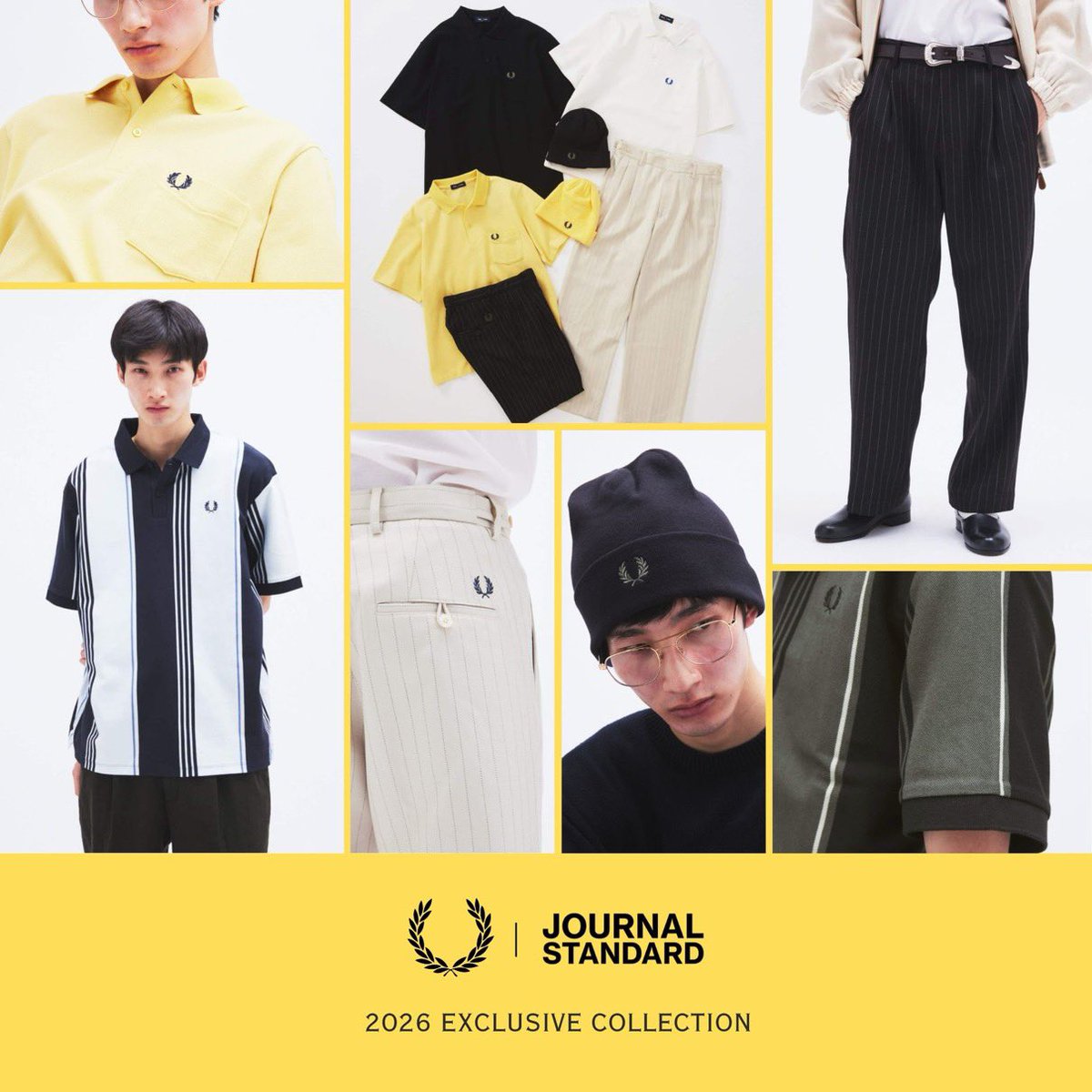 FRED PERRY for JOURNAL STANDARD 26SS 別注コレクションの国内 