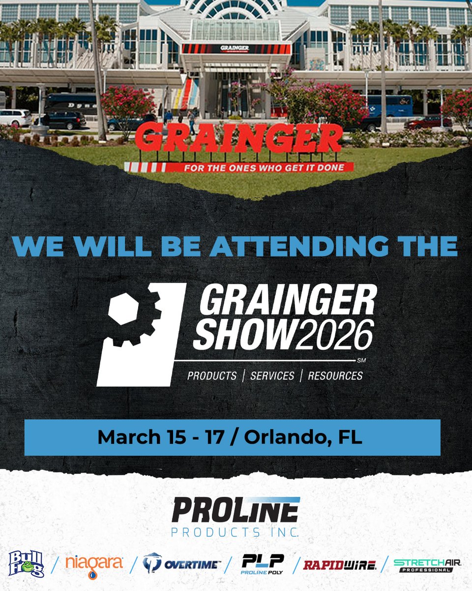 ProLineDallas's tweet image. Excited for the Grainger Show! Connecting with industry leaders to drive innovation in industrial, construction, &amp;amp; safety markets. Let's discuss trends &amp;amp; boost productivity! Learn more: na2.hubs.ly/H04dyYL0
#GraingerShow #IndustrialInnovation #SafetySolutions #ProlineProducts
