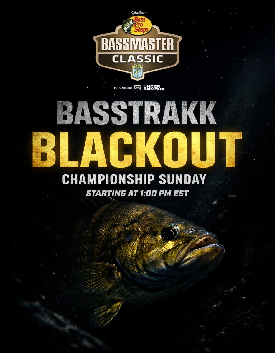 bassmaster's tweet photo. The suspense just got real. Starting at 1:00 PM ET, #BassTrakk will stop updating! 🚨 You'll have to tune in on FOX or https://t.co/x7d0GcxVJc and watch the weigh-in to find out what happens next! 

#bassmaster #BassmasterClassic #BassmasterClassic26 https://t.co/aFzcZn2LMw