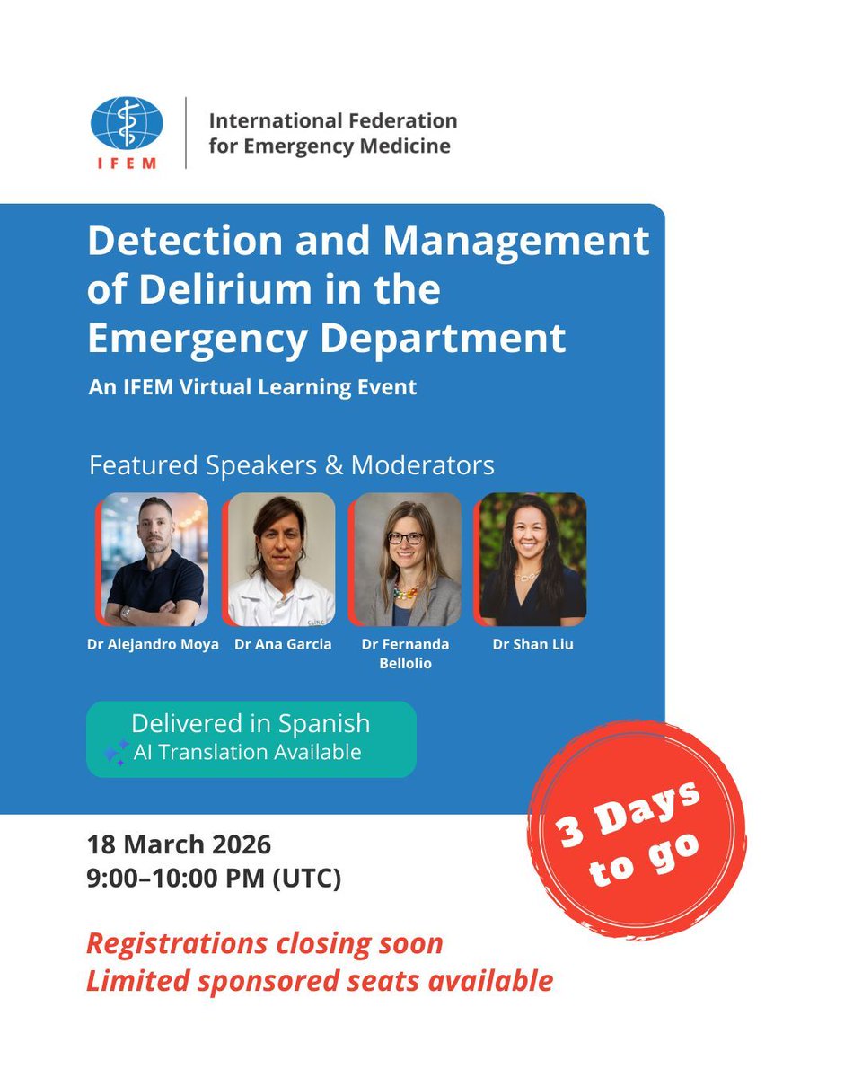 International Federation for Emergency Medicine tweet media