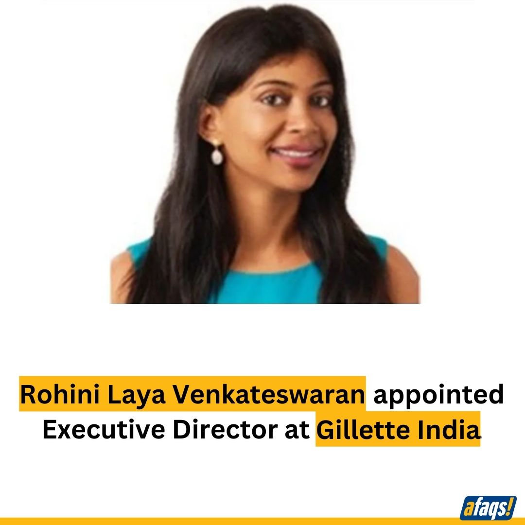 afaqs's tweet image. #PeopleSpotting: Rohini Laya Venkateswaran has been appointed Executive Director at @GilletteIndia.
More here: bit.ly/3NkCyzi

#appointment #news #business #leadership #gillette