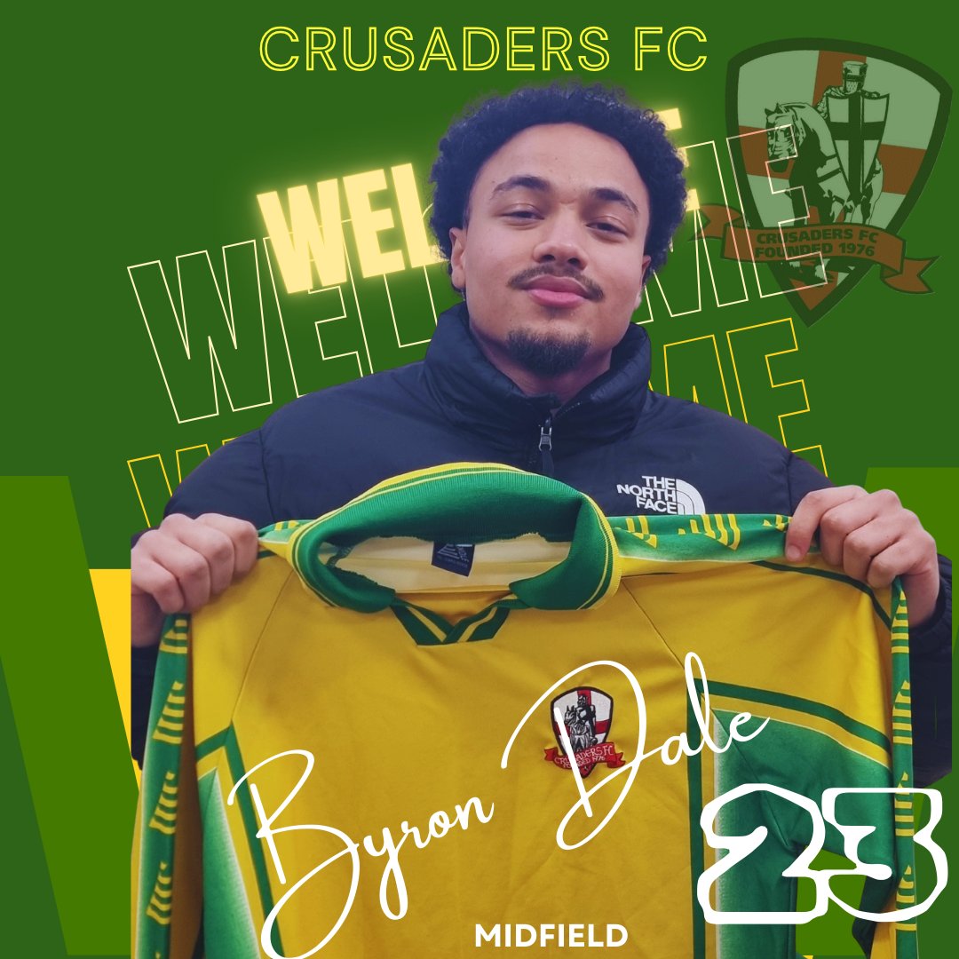 Here we come. Our new/old player signed to strengthen the squad. Byron is returning to football and Crusaders. He will be much needed help in the middle of the field. Welcome back Byron. All the best for the remainder of the season. We hope to see you in the lineup on Saturday!