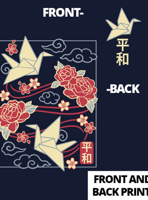 "Origami peace crane" is today's featured tee on qwertee.com/product/origam… RePost for a chance at a FREE TEE!